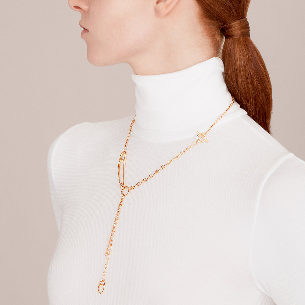 Chaine d'Ancre Punk lariat necklace, large model